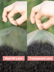 300 Density Loose Wave 13x4 HD Lace Front Wig 40 Inch Brazilian Curly Deep Wave