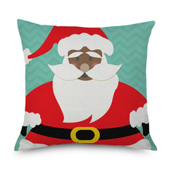 African American Santa Claus Pillow Case's