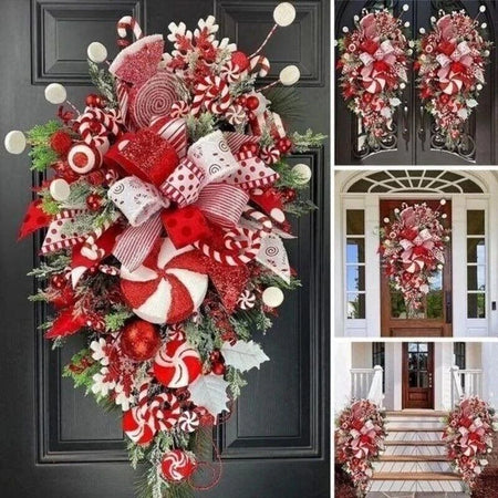 Peppermint Wreath