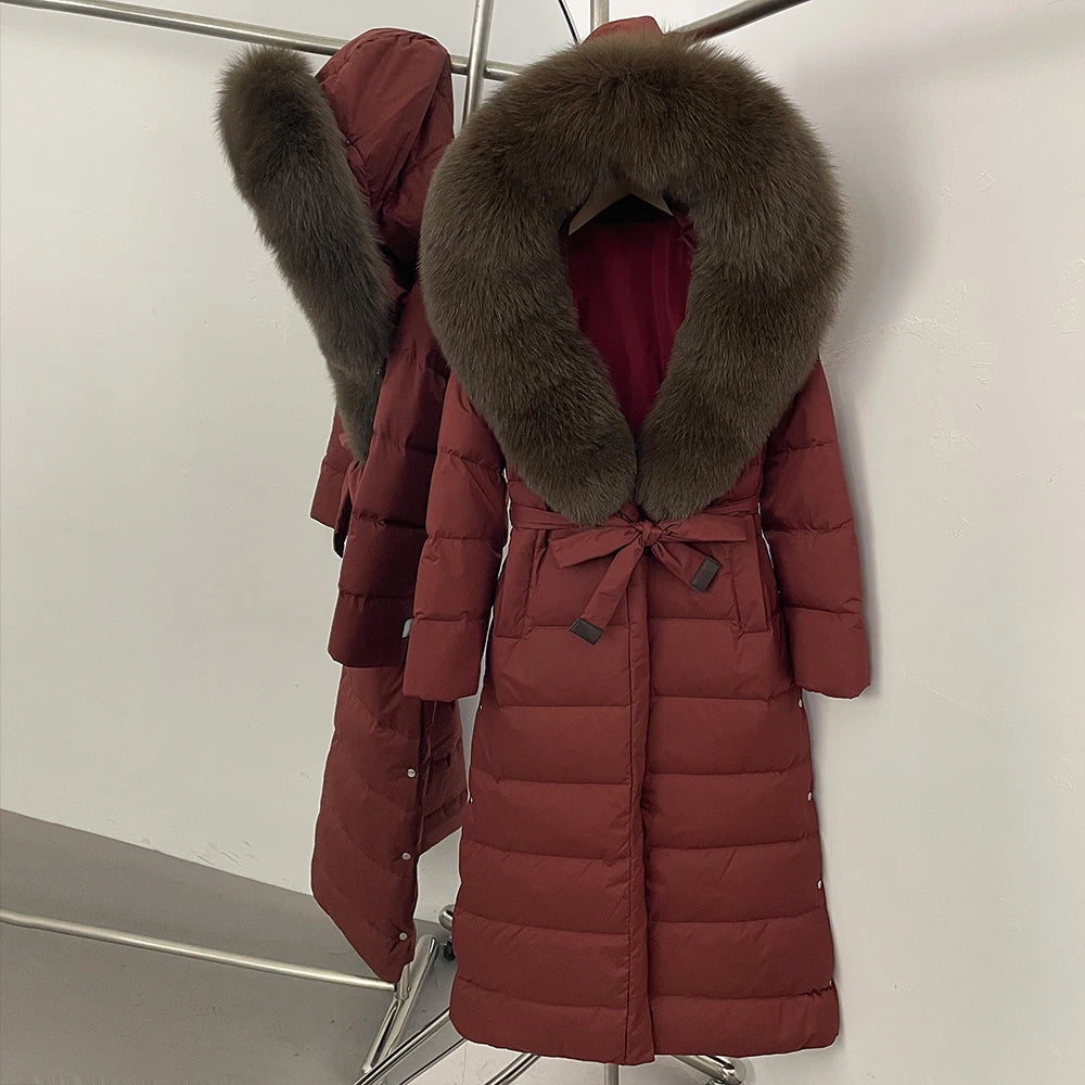 Fur Hood Winter Coat For Women