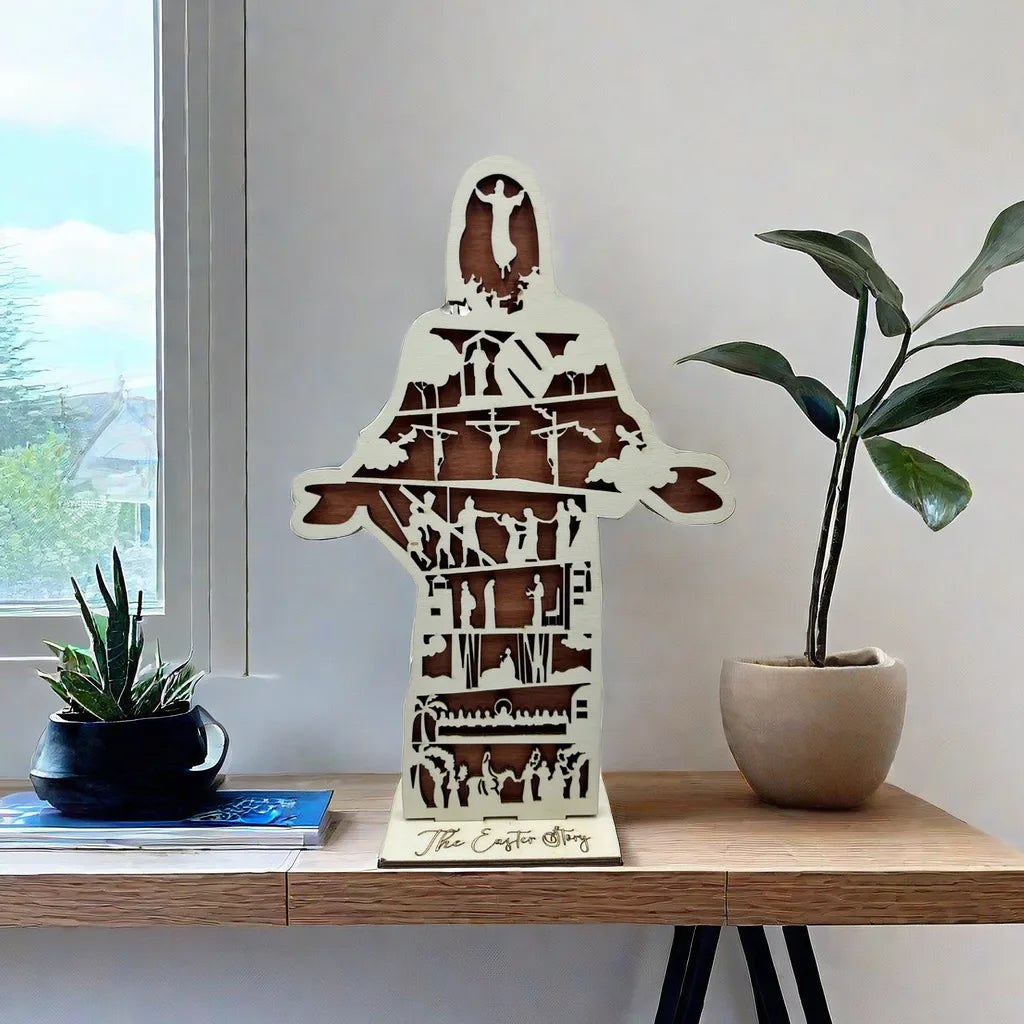 (All In 1) Jesus Christ Figurine Easter Story!