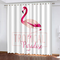 Flamingo Window Curtain's
