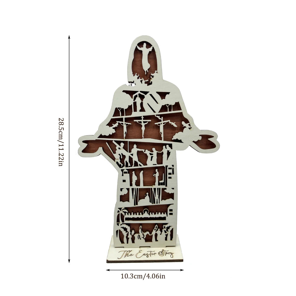 (All In 1) Jesus Christ Figurine Easter Story!
