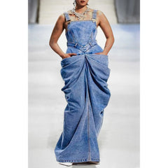 Plus Size Denim Overall's Dress