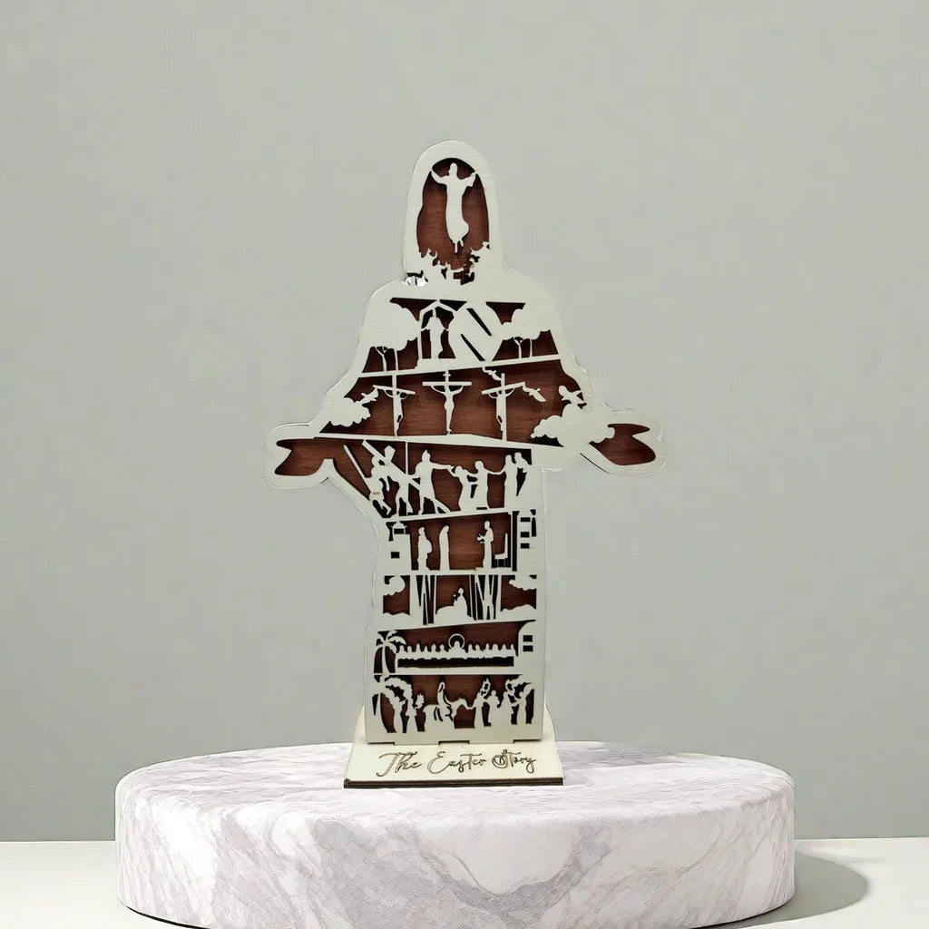 (All In 1) Jesus Christ Figurine Easter Story!