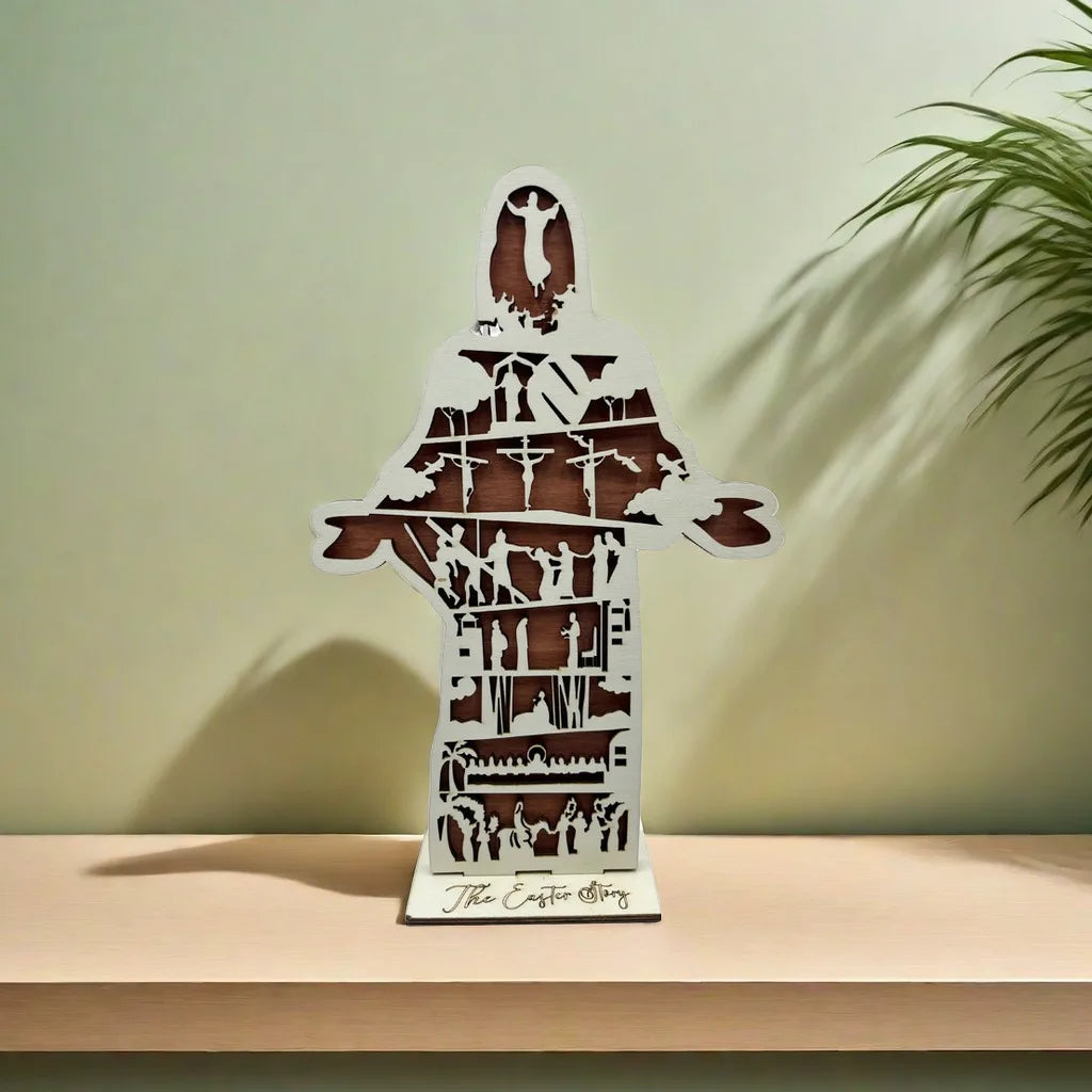 (All In 1) Jesus Christ Figurine Easter Story!