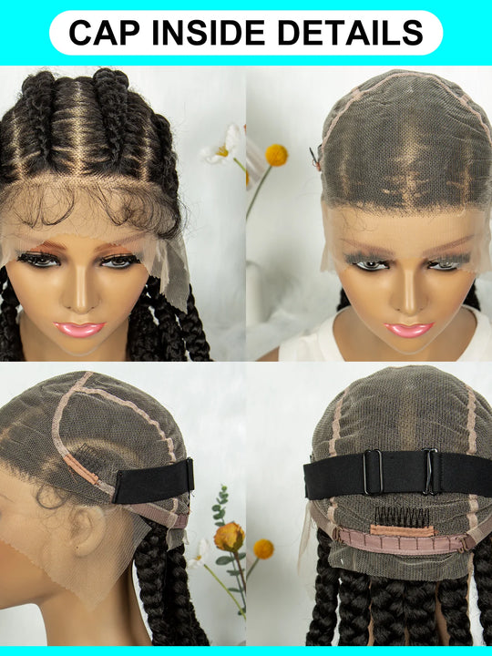 16 inch Synthetic Braided Lacefront Wig