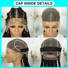 16 inch Synthetic Braided Lacefront Wig