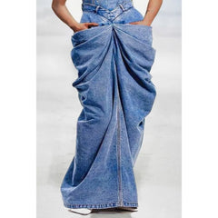 Plus Size Denim Overall's Dress