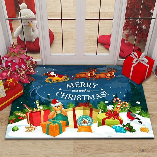 3D Christmas Rug