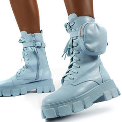 Ankle Boots With Pouch - KeepMeDifferent