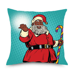 African American Santa Claus Pillow Case's