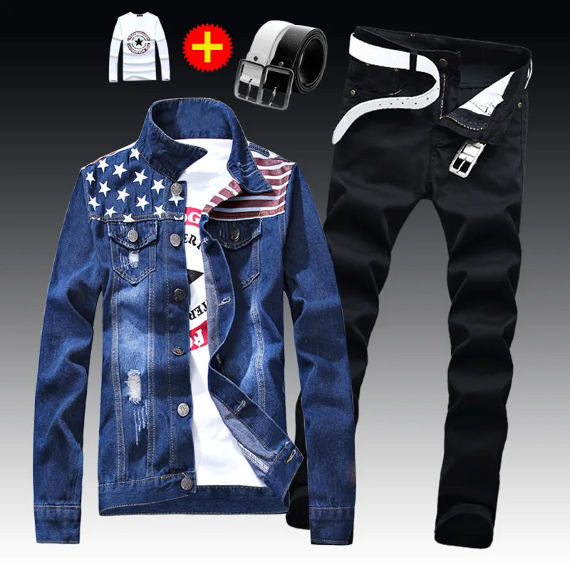 Men's Denim Jacket & Jean Set