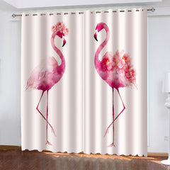 Flamingo Window Curtain's