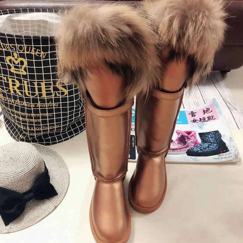 "Meow" Faux Fur Winter Boot's