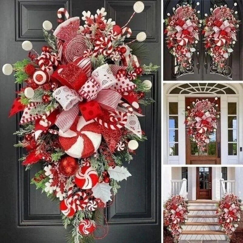 Peppermint Wreath