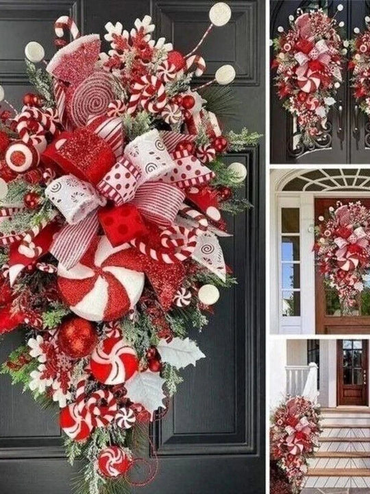 Peppermint Wreath