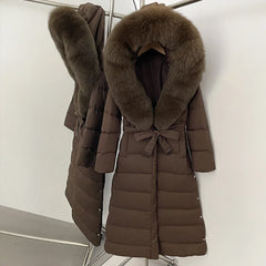 Fur Hood Winter Coat For Women