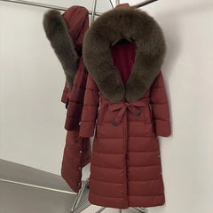Fur Hood Winter Coat For Women