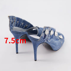 Blue Jean Heel's For Women