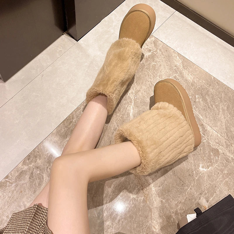 Fold Down Sweater Boot's For Women