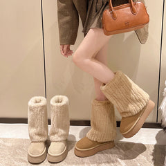 Fold Down Sweater Boot's For Women