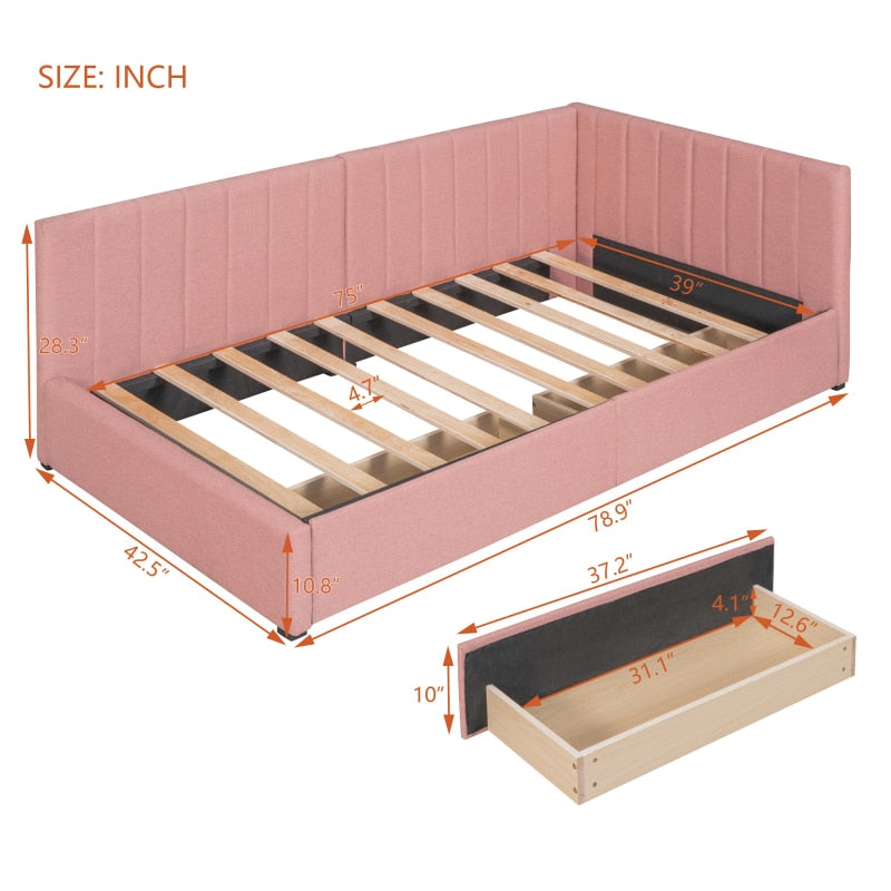 Sofa Bed With Storage Dresser Draw's