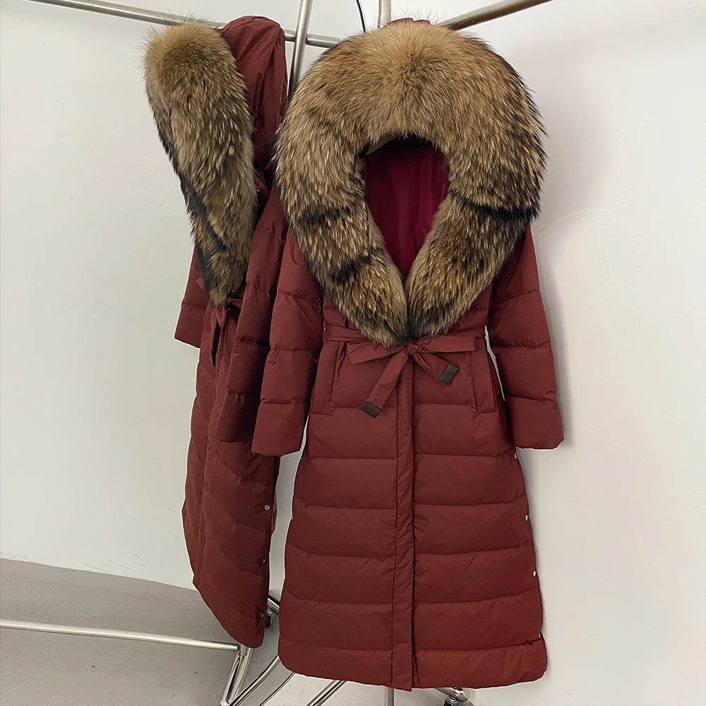 Fur Hood Winter Coat For Women