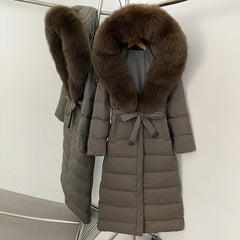 Fur Hood Winter Coat For Women