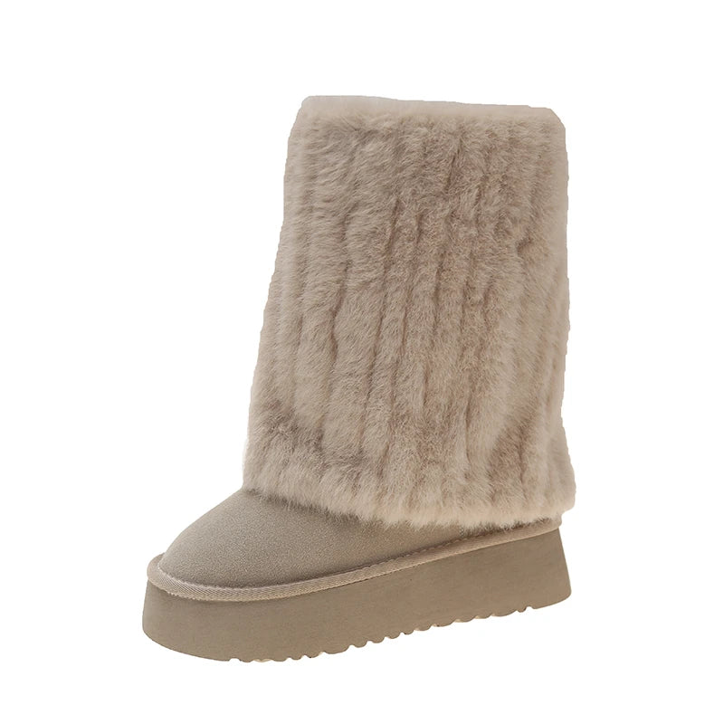 Fold Down Sweater Boot's For Women