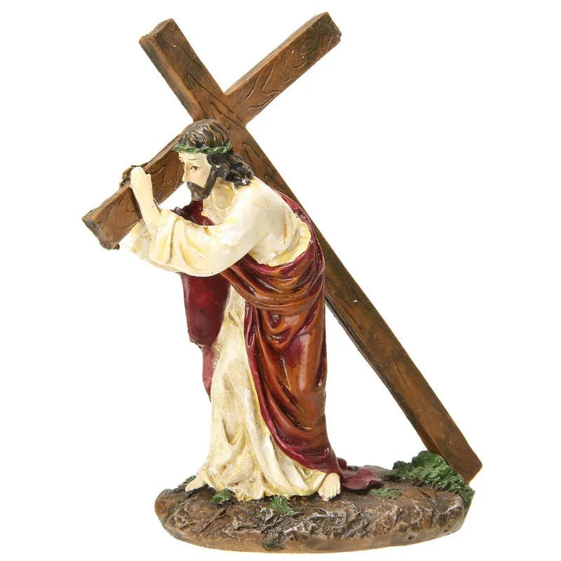 "Jesus Walking To His Crucifixion" Statue