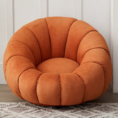 Cashmere Pumpkin Sofa And Ottoman