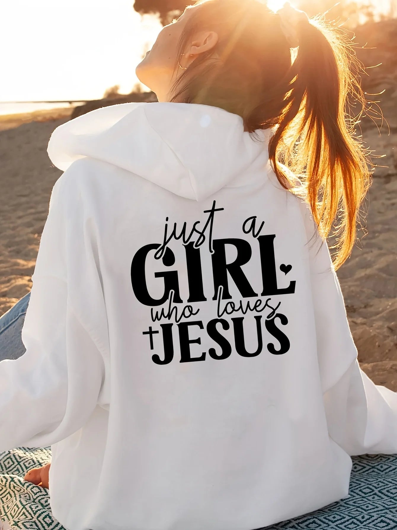Just A Girl Who Loves Jesus Sweater
