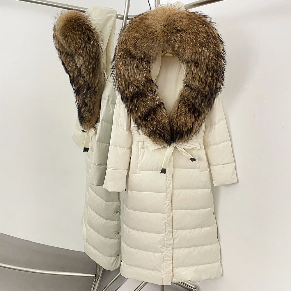 Fur Hood Winter Coat For Women