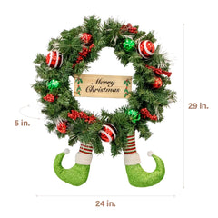 Elf Christmas Wreath