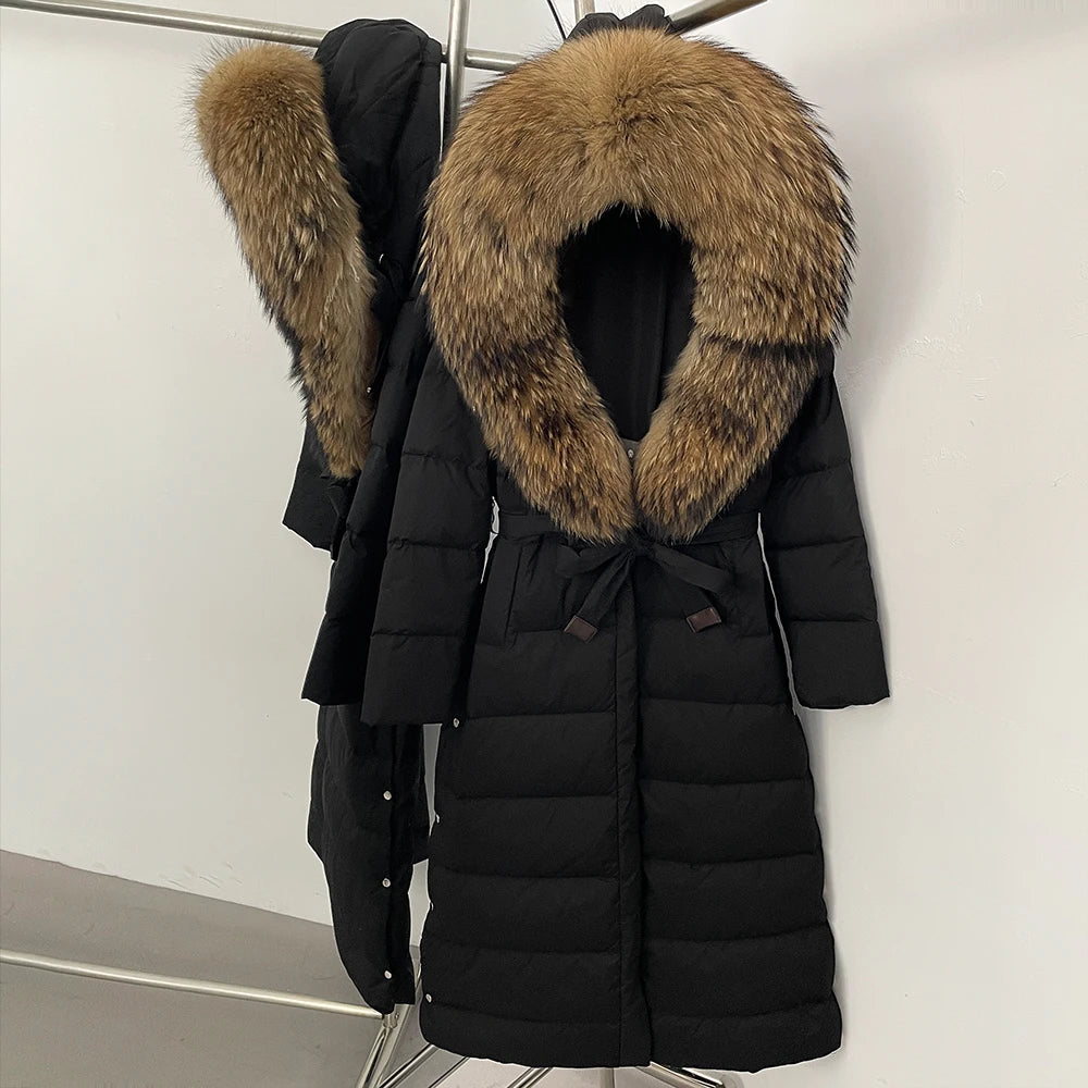 Fur Hood Winter Coat For Women