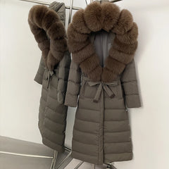 Fur Hood Winter Coat For Women