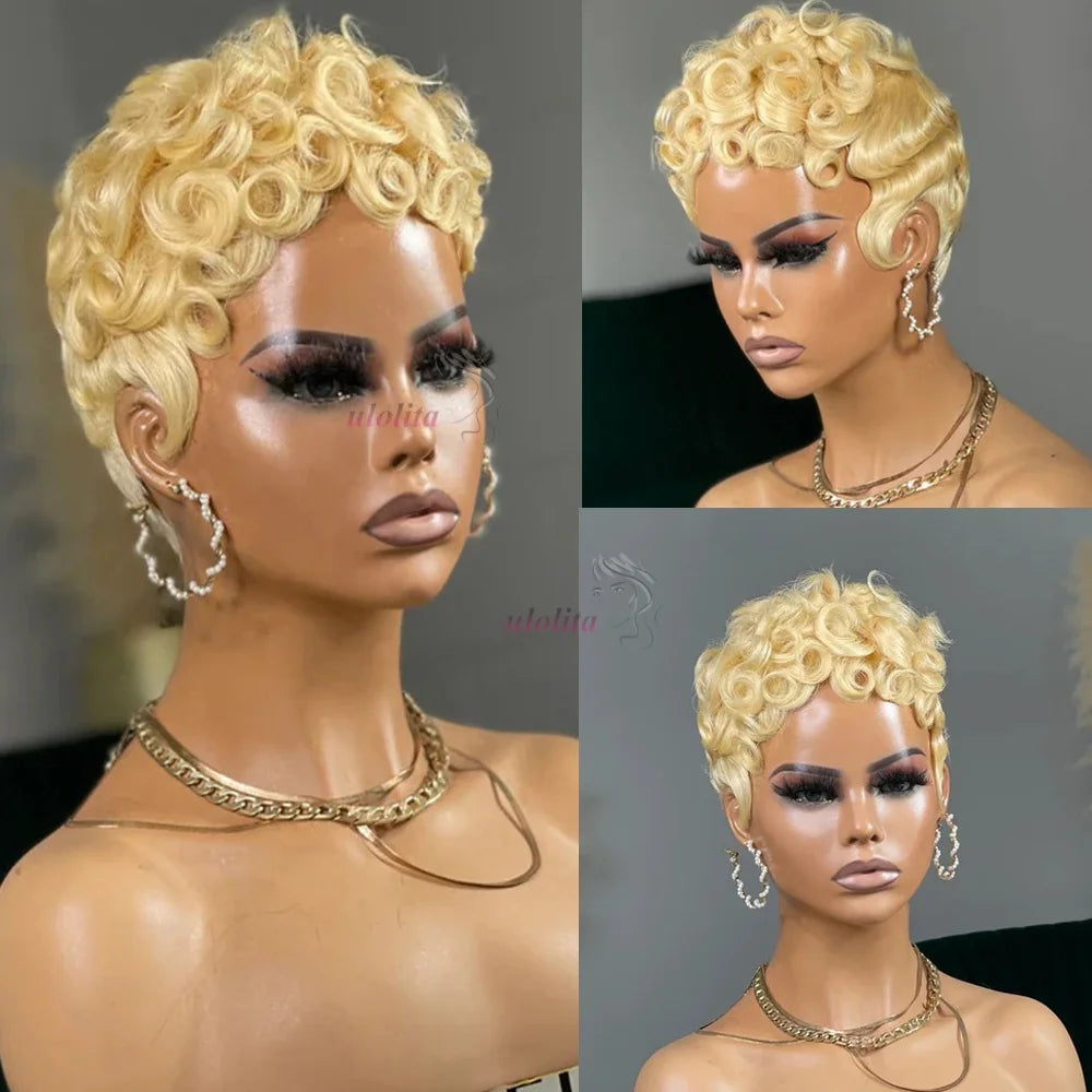 Curls, Curls, Curls... Short Pixie Cut Wig