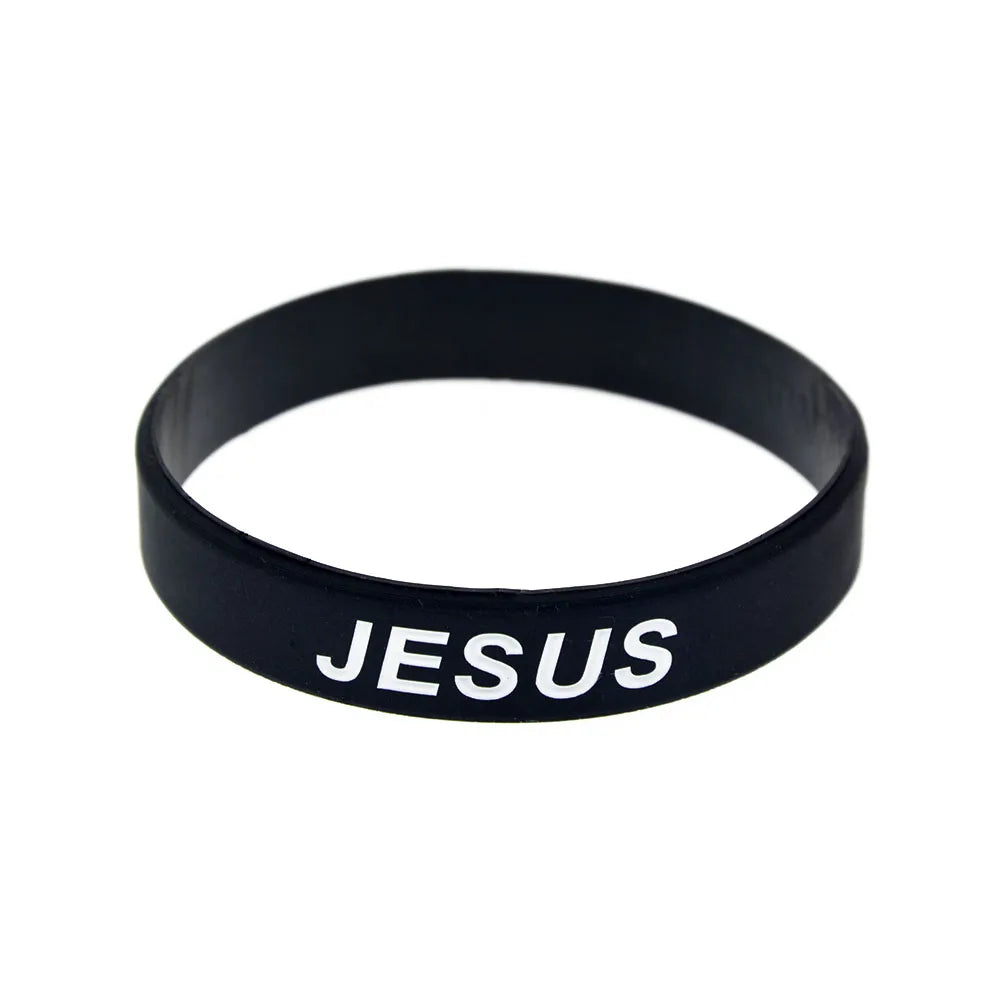 Jesus Is Love Rubber Bracelet