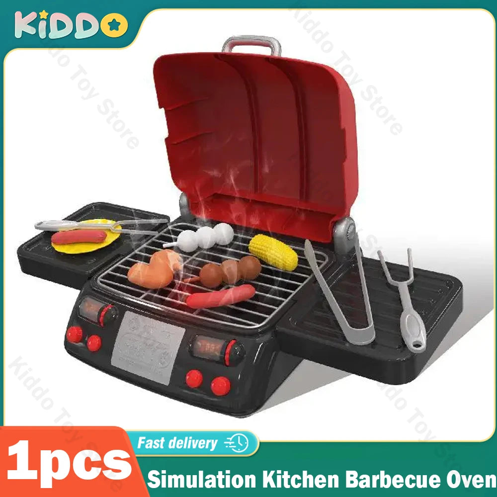 Barbecue Pretend Oven Play Set (Smokes & Light's Up)