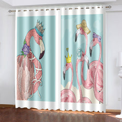 Flamingo Window Curtain's