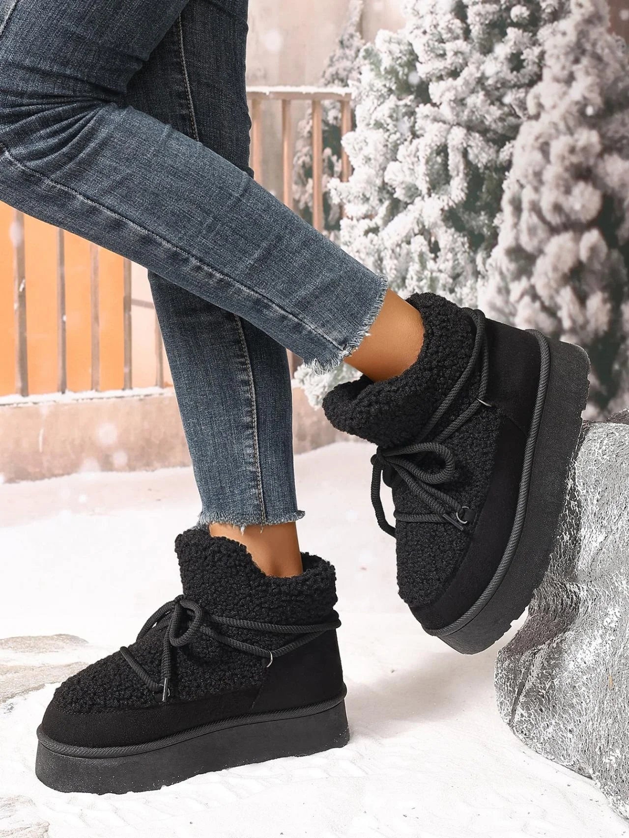 Warm Snow Booties For Women