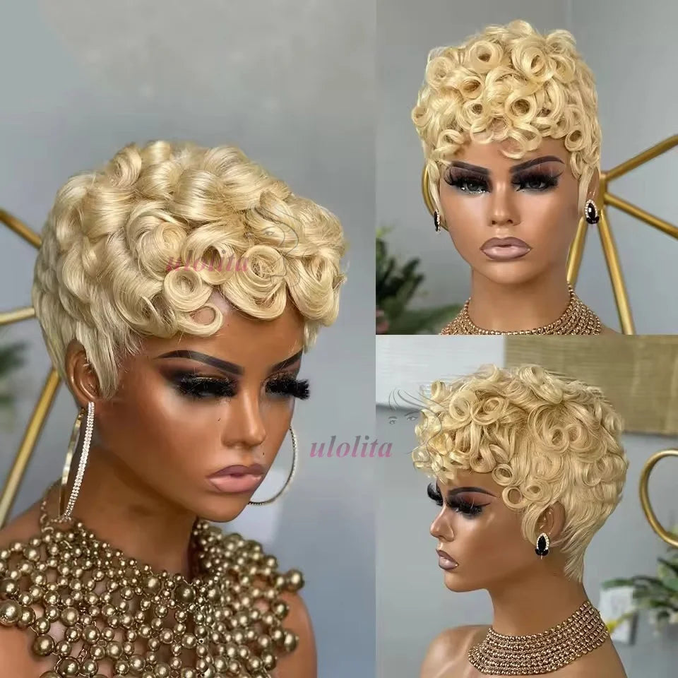 Curls, Curls, Curls... Short Pixie Cut Wig