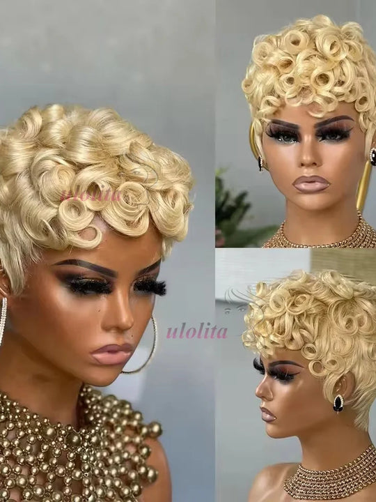 Curls, Curls, Curls... Short Pixie Cut Wig