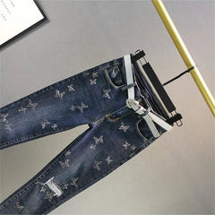 Diamond Butterfly Jean's For Women