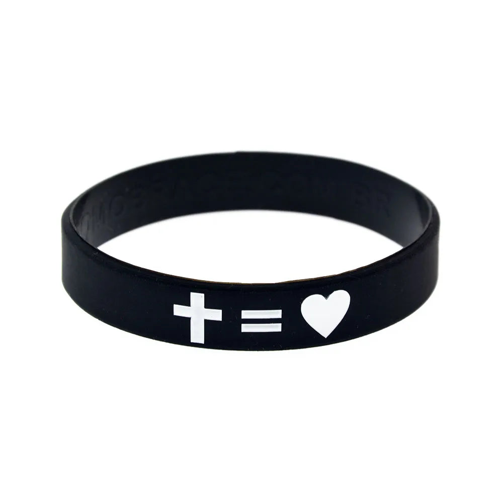 Jesus Is Love Rubber Bracelet