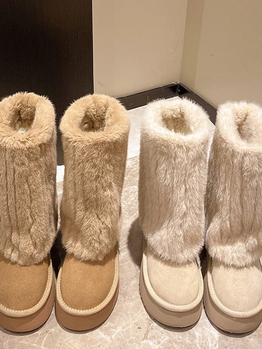 Fold Down Sweater Boot's For Women