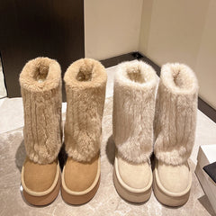 Fold Down Sweater Boot's For Women
