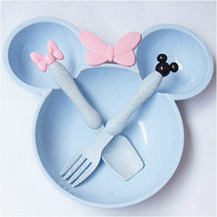 3pc Mouse Plate Set