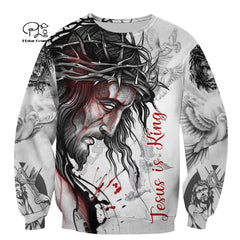 Jesus Is King (3D Sweater) For Women And Men